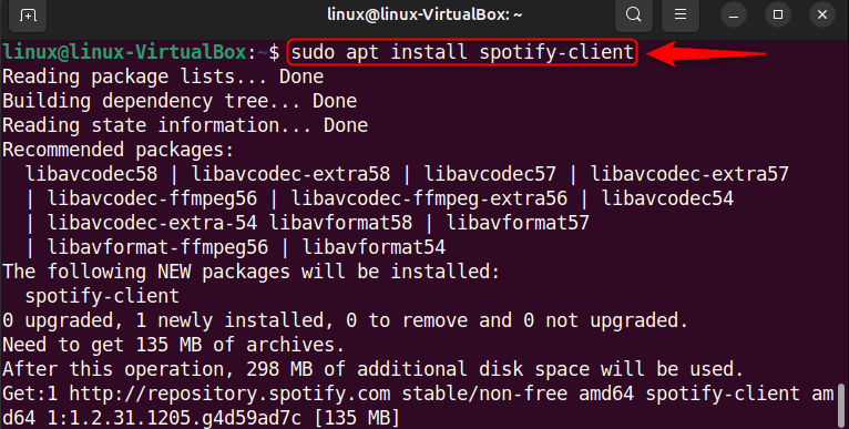 installing spotify on ubuntu 24.04