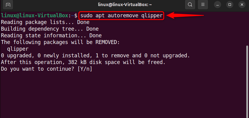 removing qlipper from ubuntu 24.04