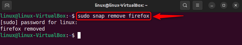 removing snap package from ubuntu 24.04