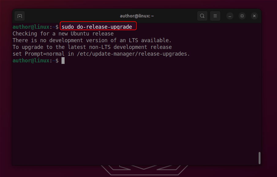 starting upgrading process to ubuntu 24.04