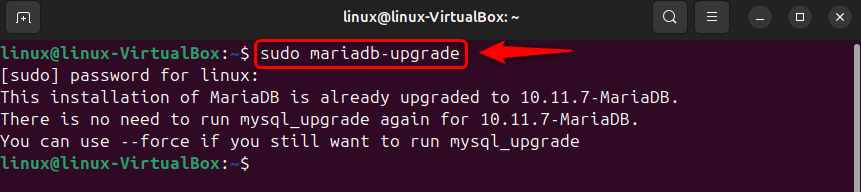 upgrading mariadb on ubuntu 24.04