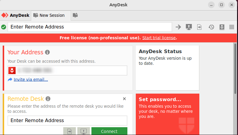 using anydesk on ubuntu 24.04