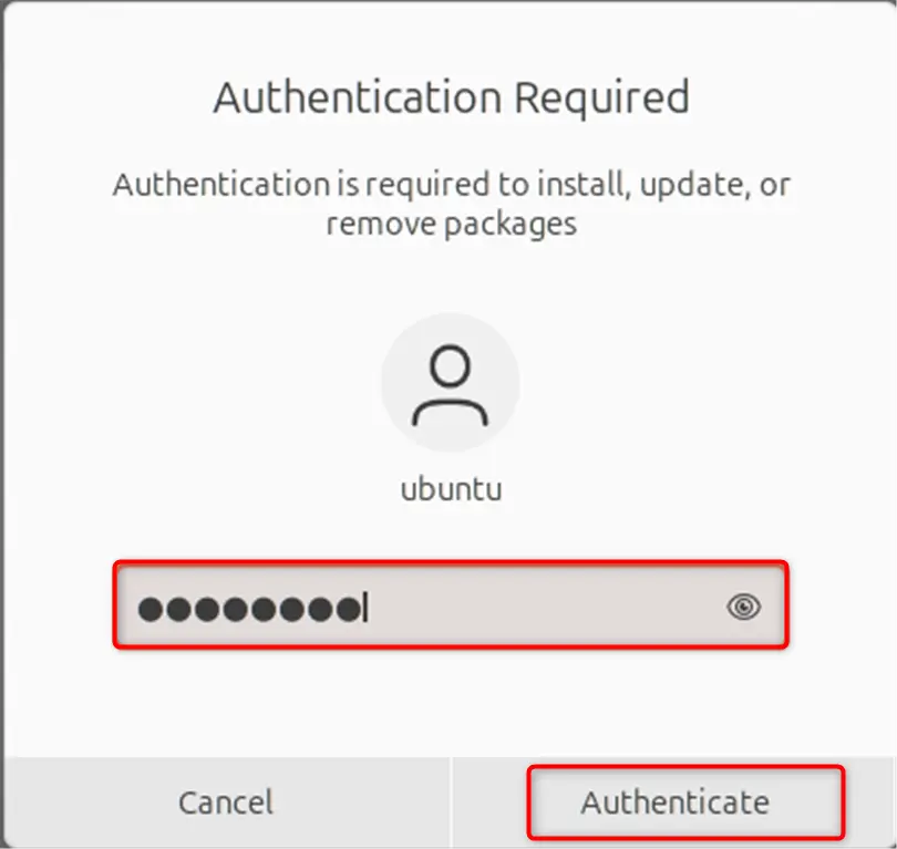 authenticating user account from authentication required wizard