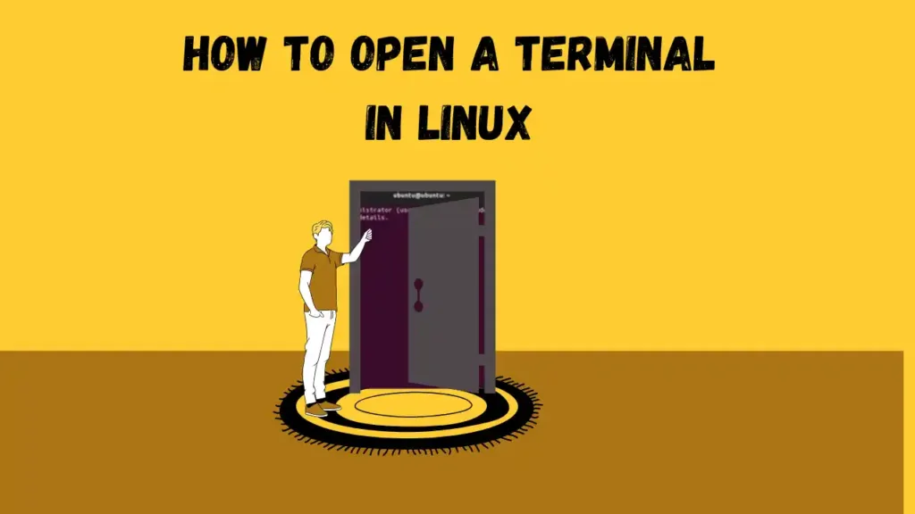 how to open a terminal in linux